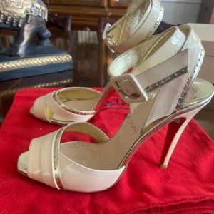 Christian Louboutin size 7 1/2 ankle strap heels-